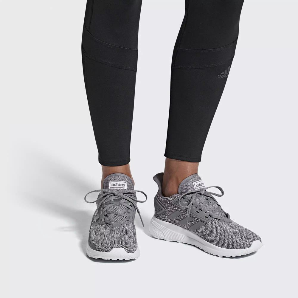 Adidas Duramo 9 Tenis Para Correr Grises Para Mujer (MX-34039)